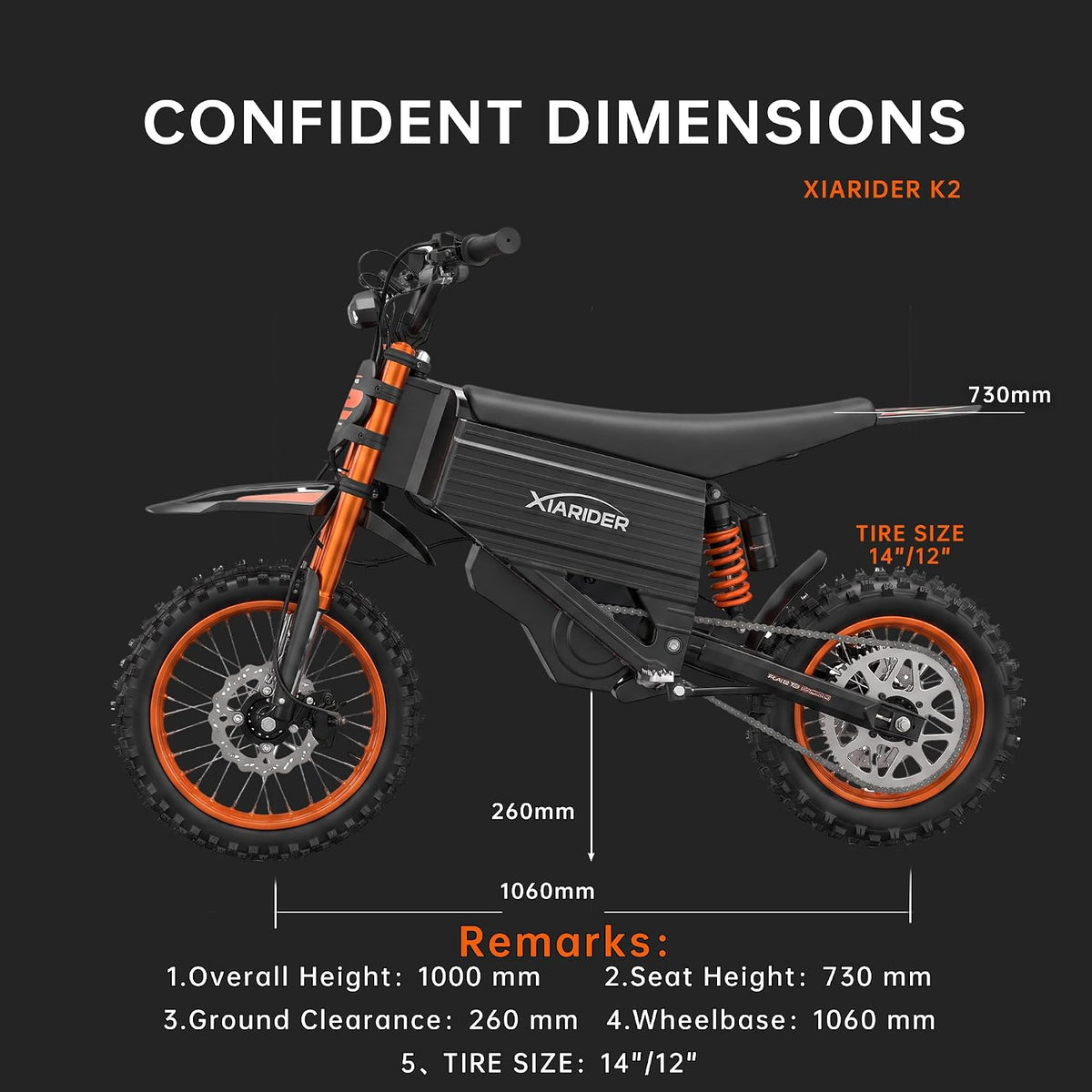 K2 Electric Dirt Bike 45MPH 3000W Off Road Dirt Bike