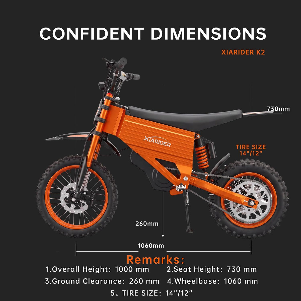 K2 Electric Dirt Bike 45MPH 3000W Off Road Dirt Bike